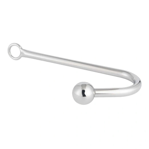 AllNight 3294 Anal Hook Smooth Toy Metal Sex 0409